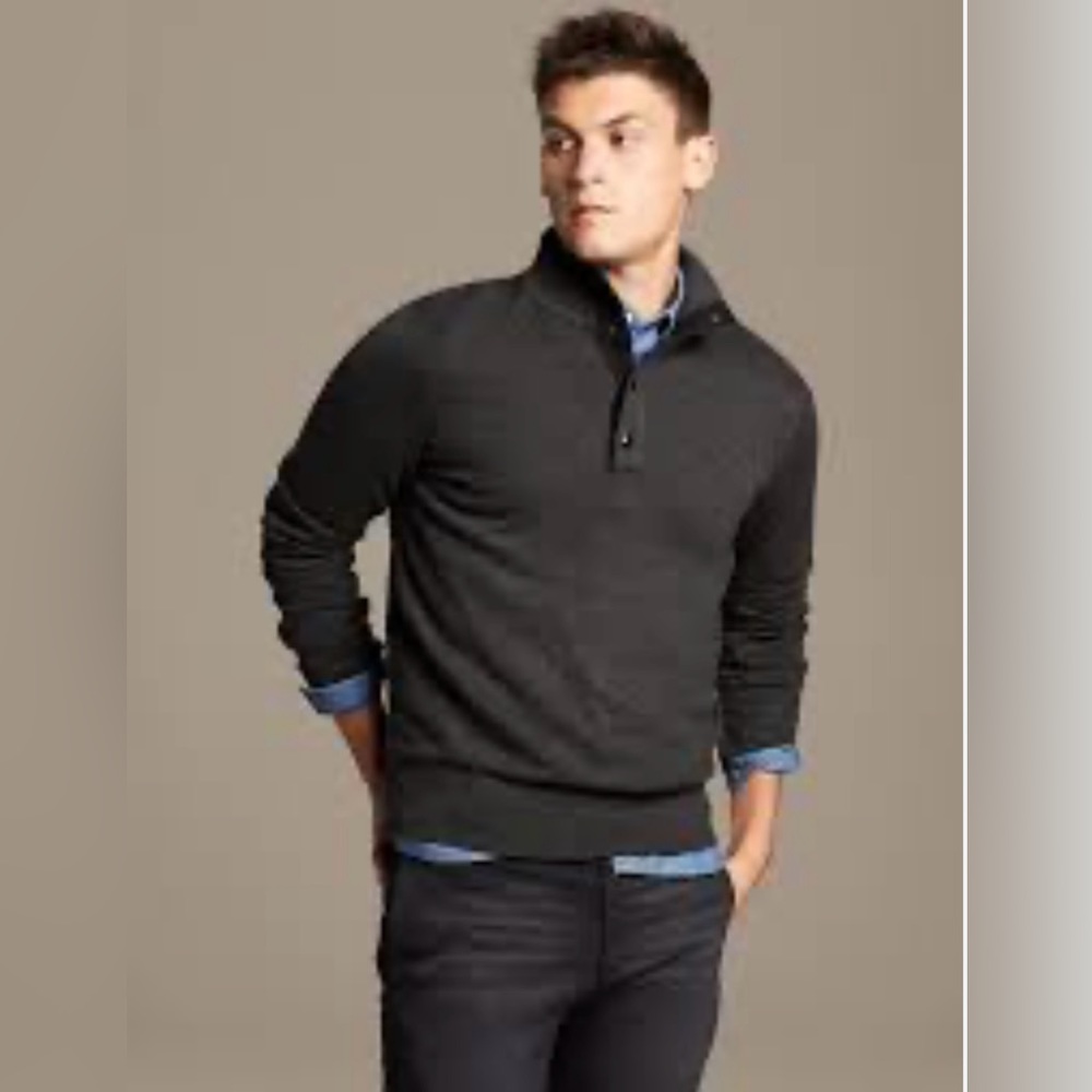 Banana Republic men size extra‎ large, double knit, pull over sweater